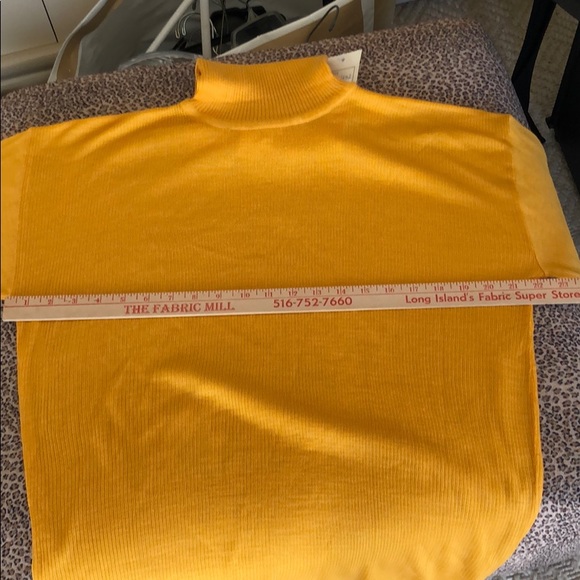 ochre turtleneck lightweight knit - Picture 7 of 13